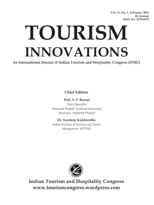 Tourism Innovations Volume 11, No. 1 cover image